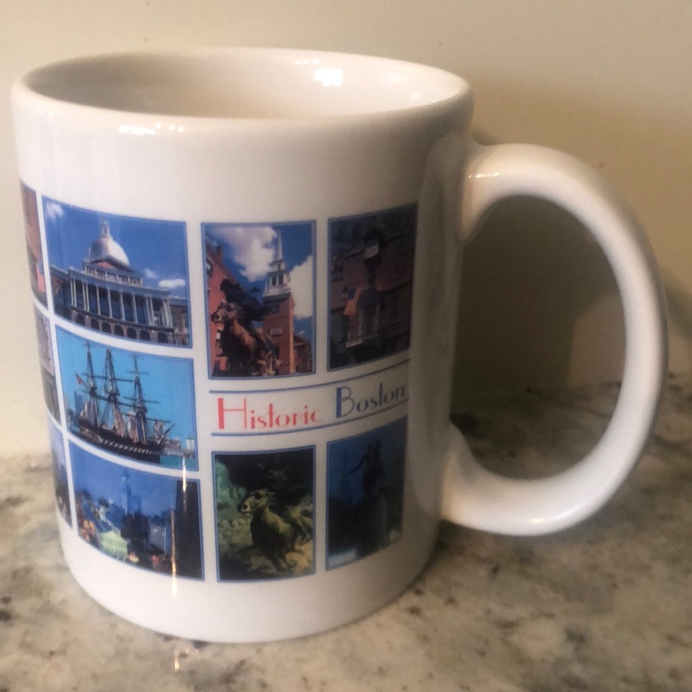 Vintage Historic Boston Novety Souvenir Coffee Cup Mug